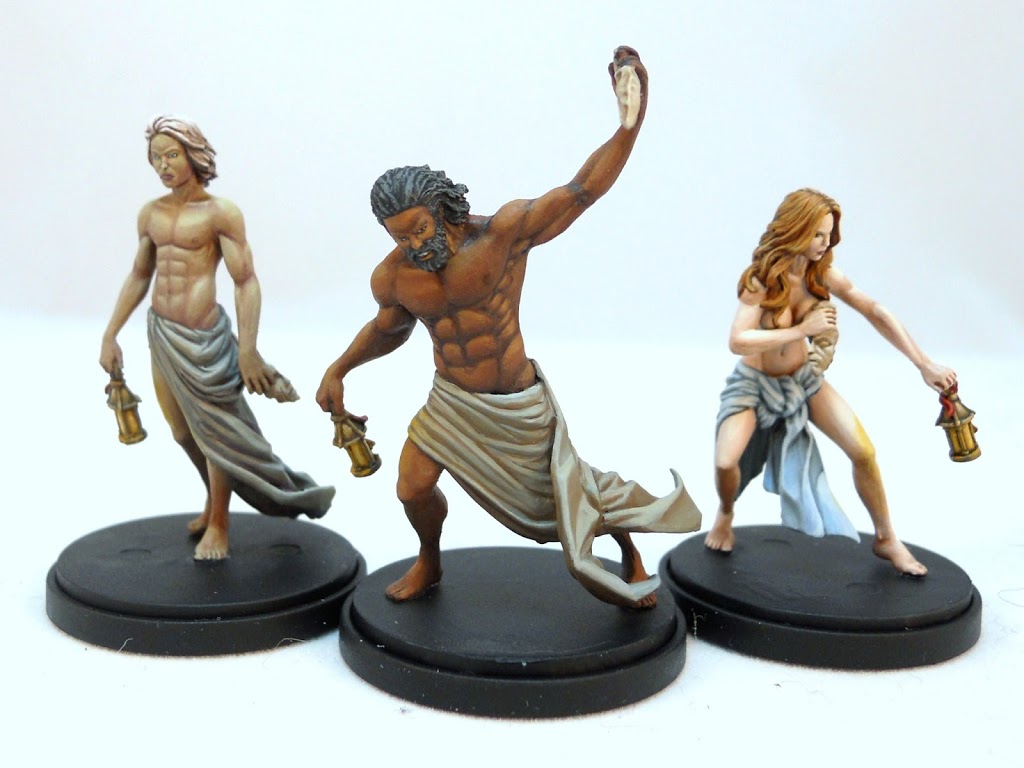 Hobby Practicing Skin Tones With Kingdom Death Starting Survivors