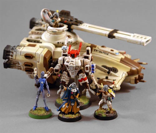 Warhammer 40K: Tau Empire - Commander Shadowsun, Table Top Miniatures