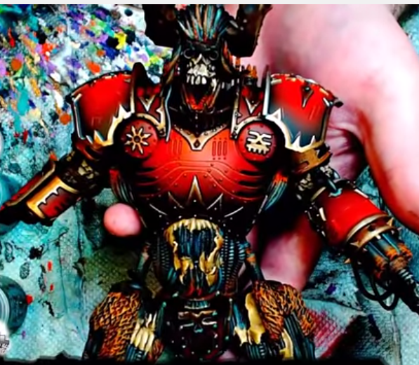 Airbrushing Tutorial Chaos Knight Titan Part 2 YouTube3
