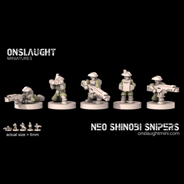 6mm Neo Shinobi Onslaught Miniatures 