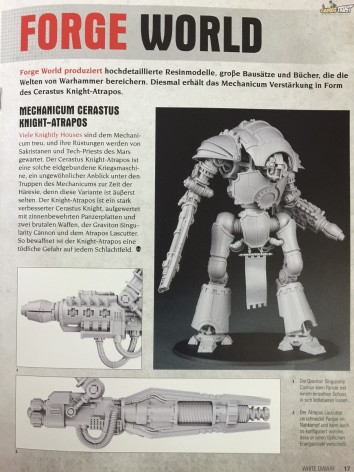 White Dwarf Forge World Knight 1