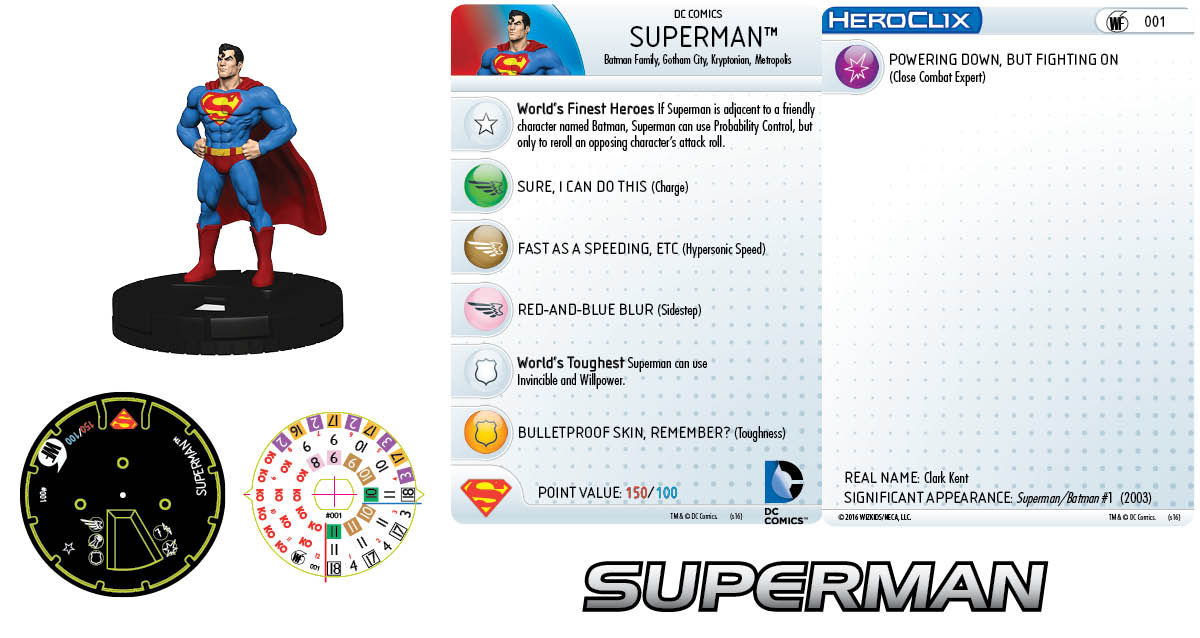LEX LUTHOR 001 LEGION OF DOOM Superman and the Super-Heroes DC HeroClix 