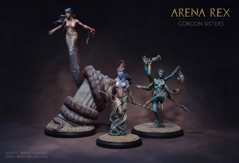 Arena Rex Gorgons Medusa Stheno Euryale