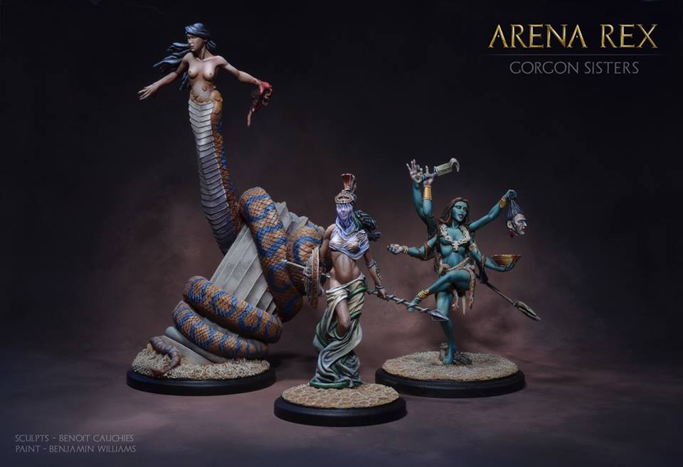 Gorgon Sisters Stheno D&D RPG Tabletop Dungeons and 