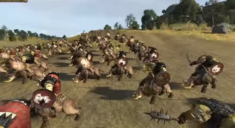 Orc Boar Boys Warhammer Total War