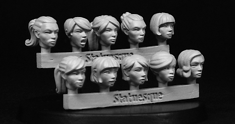 28mm Female Heads at a Bargain from Statuesque! - Bell of Lost Souls