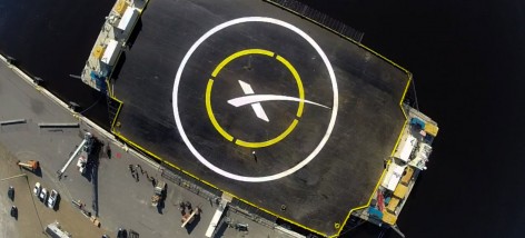 spacex landing pad