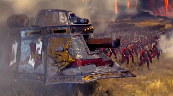 warhammer total war steam tank