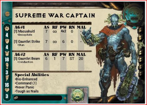 Supreme War Captain Card