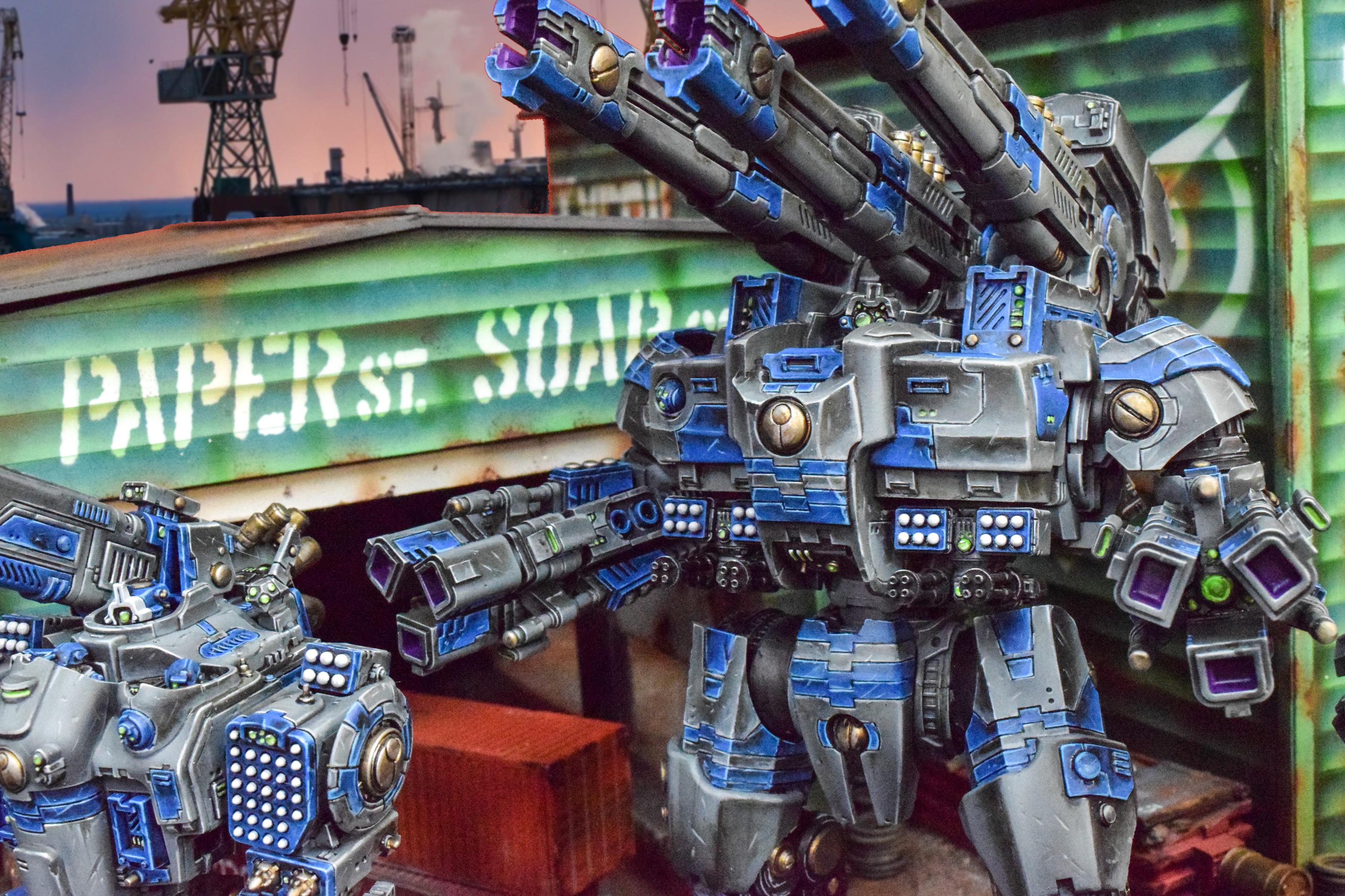 PAINTING SHOWCASE Huge Tau Empire Warhammer 40k Army 9th Edition