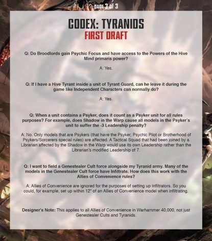 tyranid faq 7