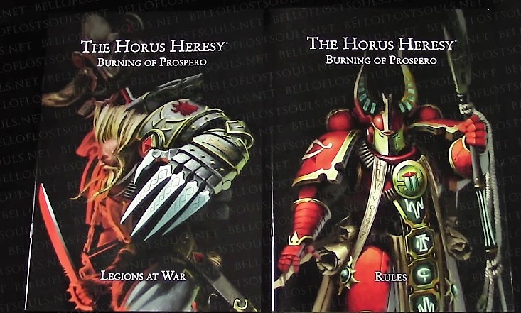 Warhammer 40K Horus Heresy Burning of Prospero Game Rulebook 