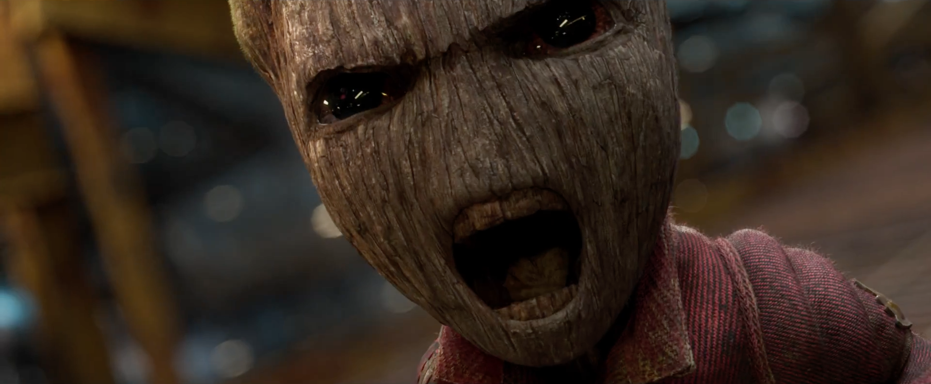 baby groot yell guardians