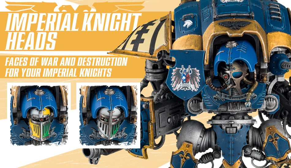 Imperial Knight Head horus heresy warhammer world exclusive 