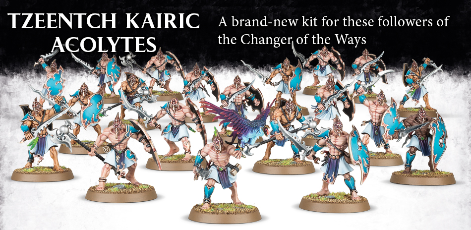 Details about   Warhammer Age of Sigmar Disciples of Tzeentch Kairic Acolytes Upgrades and Si... 