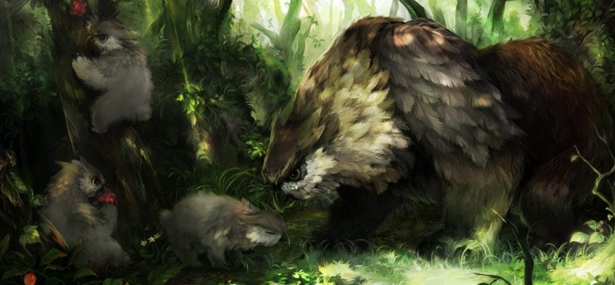 owlbear and cub