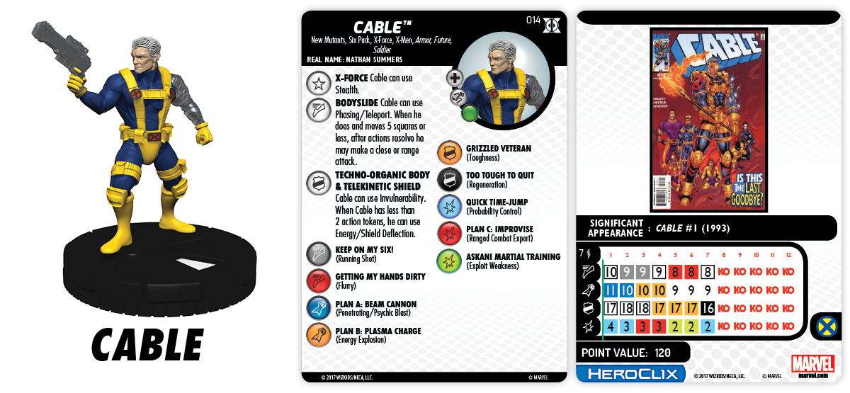 014-Cable heroclix