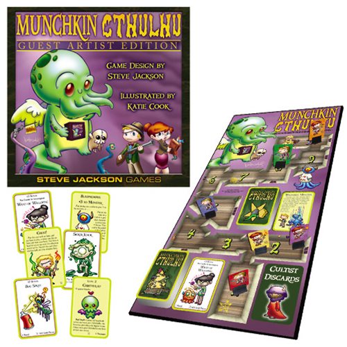 Munchkin Cthulhu Guest Artist Katie Cook Board Card Game Steve Jackson SJG 1516 