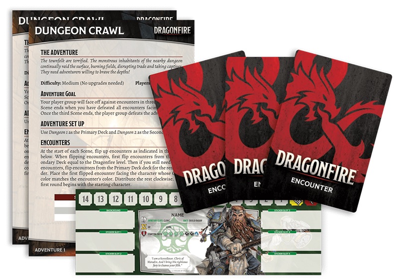 Dungeons & Dragons Dragonfire Deckbuilding Game Core Set Psicat16000 for sale online 