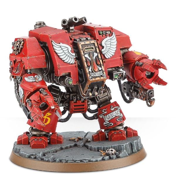 Space Marine Blood Angels Furioso Dreadnought SEARCHLIGHT 40K 