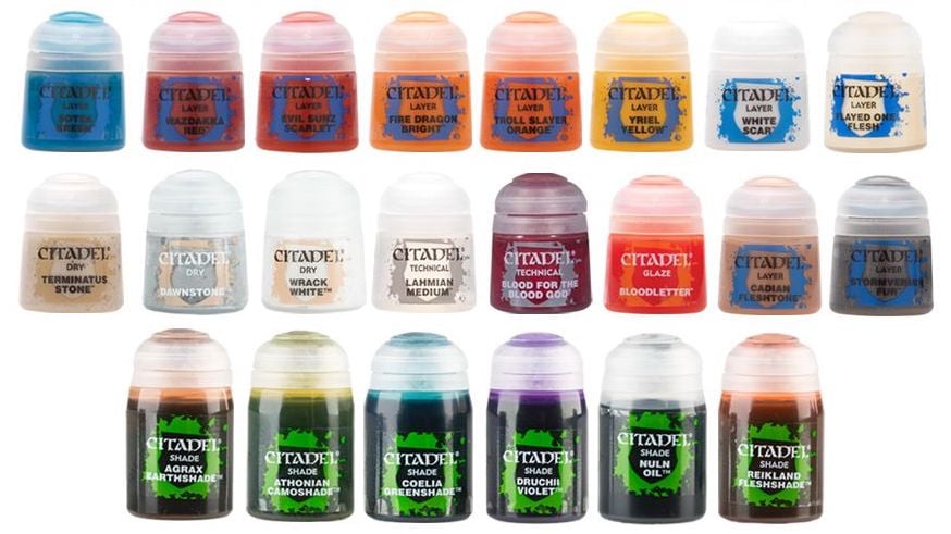 Best 26 Citadel Paints for Your Model Paint Collection - Tangible Day