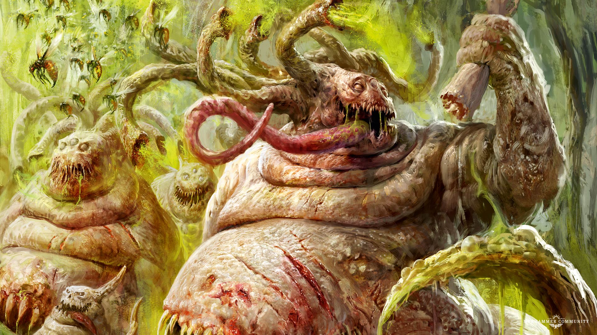 40K: The Nurgle Plague-ball.