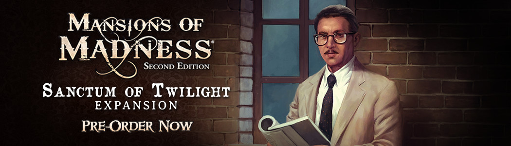 Mansions of Madness Sanctum of Twilight Expansion - Confront the Shadows of the Order! Cooperative Mystery Game, Ages 14+, 1-5 Players, 2-3 Hour Playtime, Made by Fantasy Flight Games : Toys & Games
