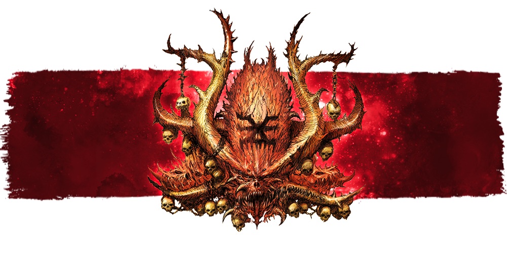 Warhammer Citadel AOS 40K Bloodletter Skulls Horns x 12 V2 F 