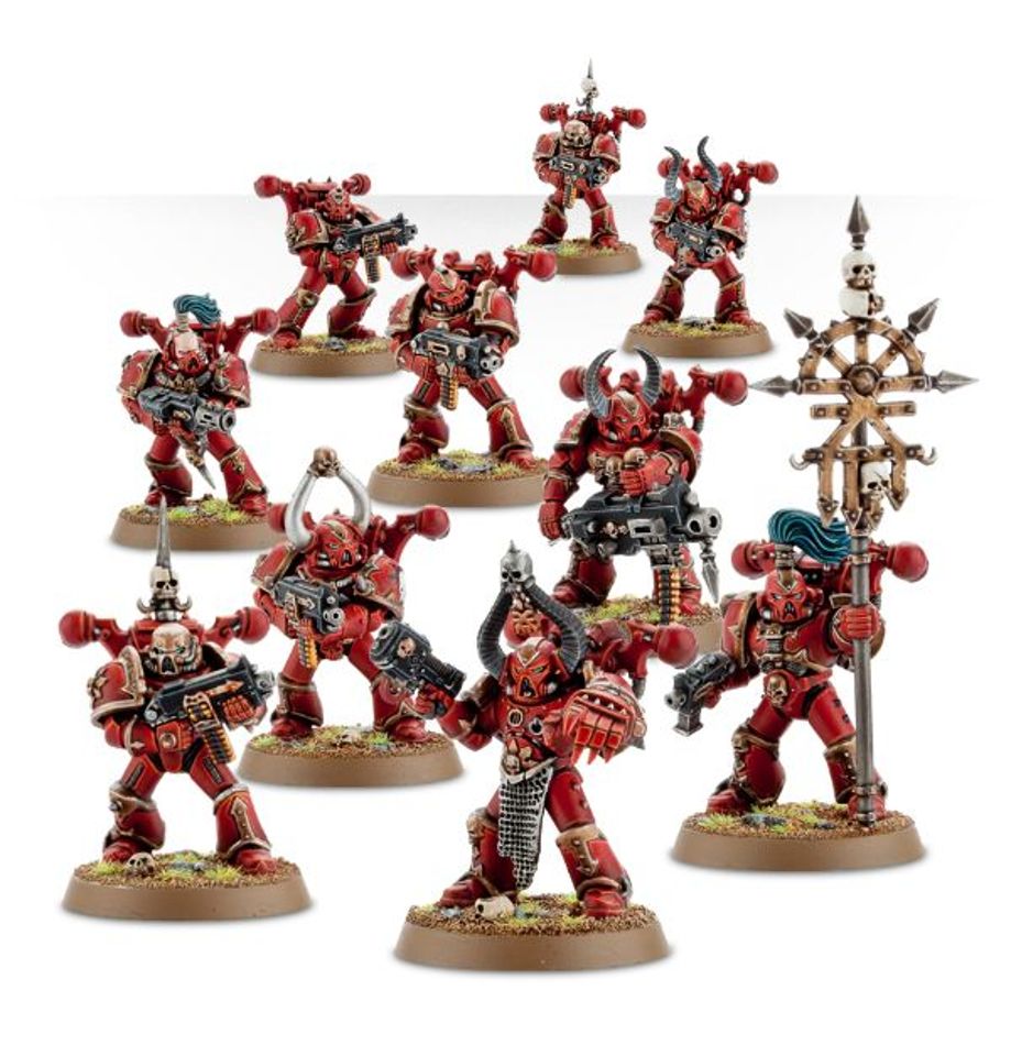 Warhammer 40k Chaos Space Marines Chaos Space Marines Squad New Version 