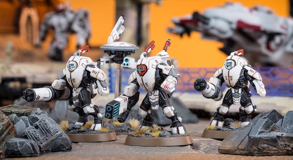 Goatboy’s Warhammer 40K Hot Mess - Tau XV25 Stealth Suits - Bell of ...