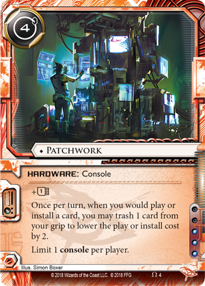 1x #024 Office supplies-reign and Reverie Android Netrunner LCG 