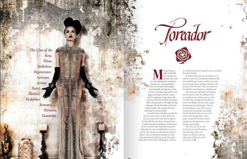 Rose & Thorn: The Story of Clan Toreador  Vampire the Masquerade Lore  Letter 