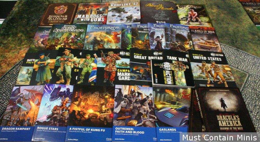 Collection of Osprey Games Books