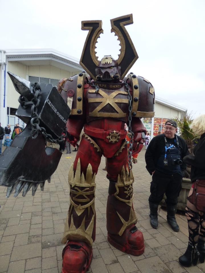 Space Marine cosplay with permission by Exeter cosplay