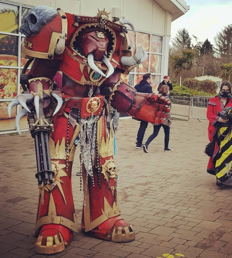 Chaos Space Marine Cosplay with permission by Exeter Cosplay
