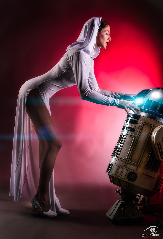 Alderaan Leia cosplay with permission by Sallozare cosplay. Image by Denis Mourin