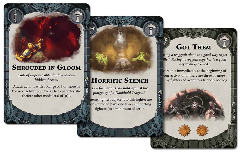 Warhammer Underworlds Alt Art Promo Warband Cards 'Mollog's Mob' PK549 