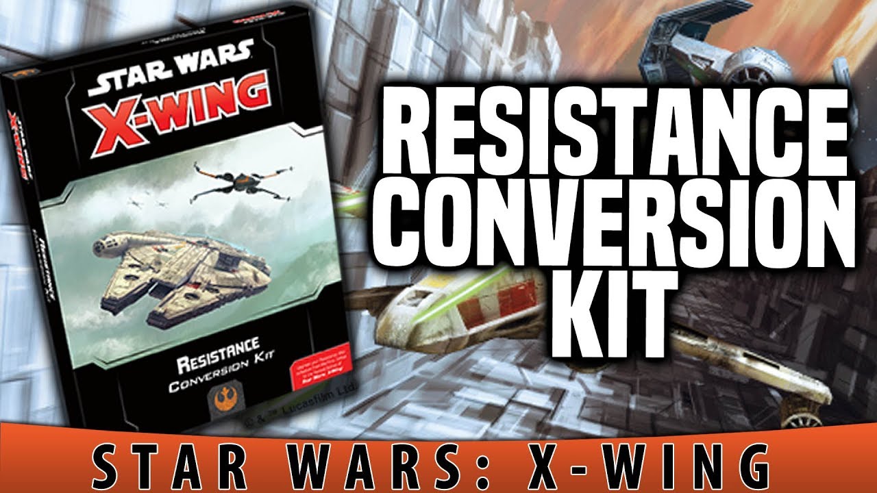 Star Wars X-Wing Resistance Conversion Kit Board Game 