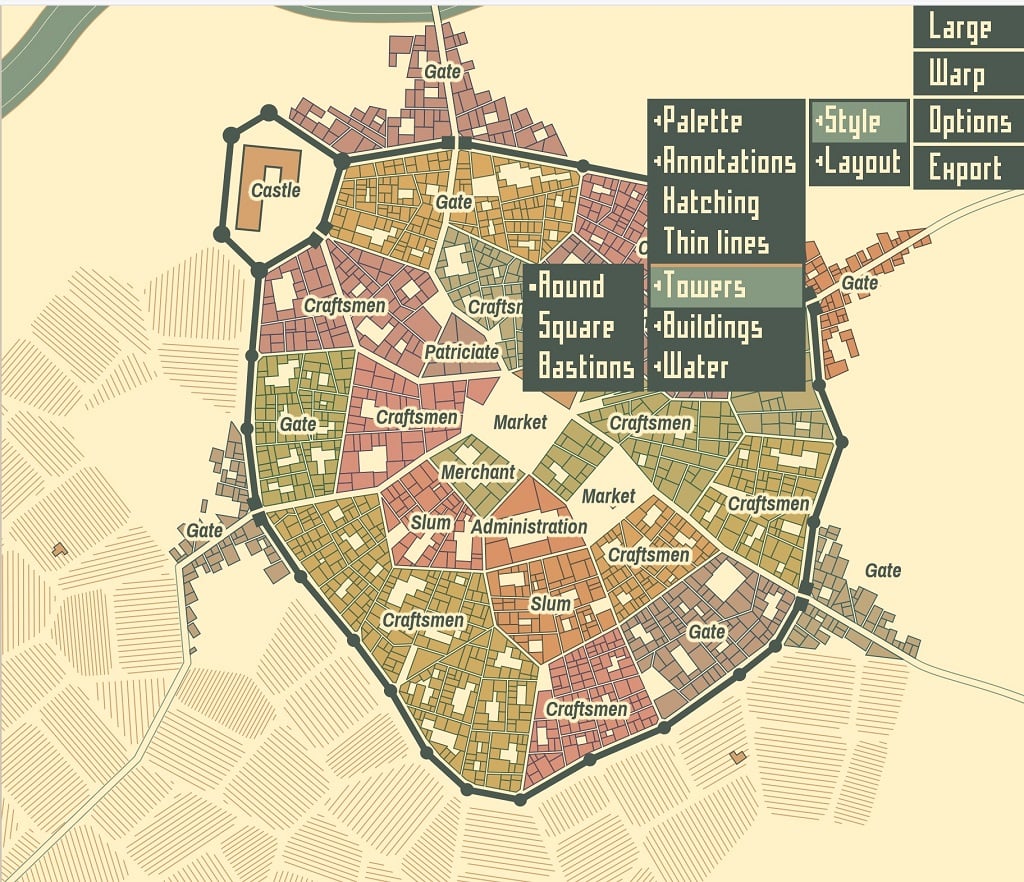 Rpg Create Fantastic Cities In Minutes With This Fantasy City Generator Bell Of Lost Souls