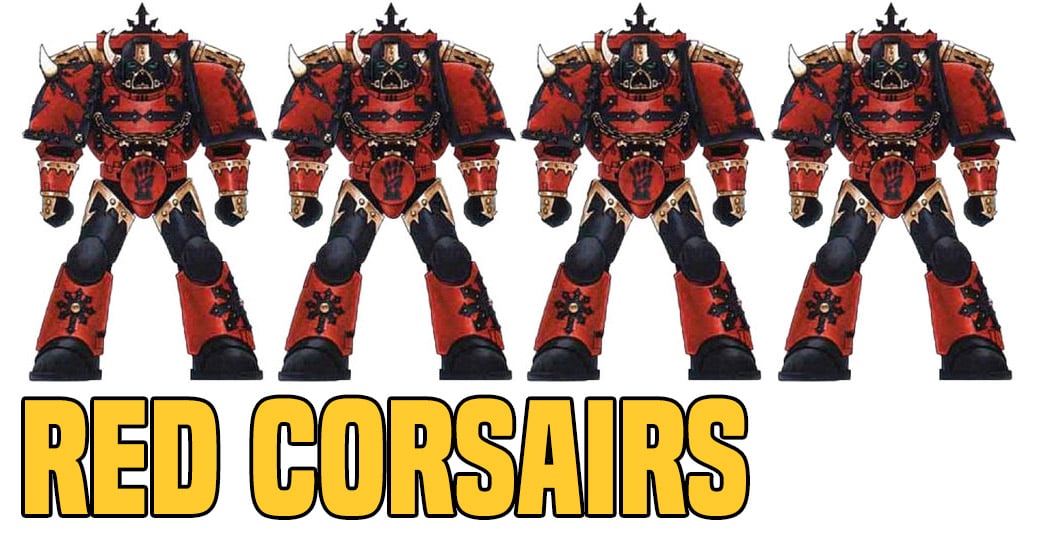 Goatboy's 40K - You Got Your Daemonkin in Red Corsairs - Bell of Lost Souls