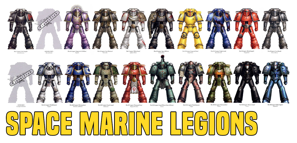 40K Loremasters The 20 Space Marine Legions Bell Of Lost Souls
