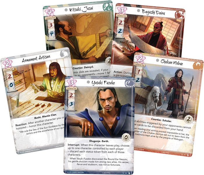Crane Clan Pack New FFG L5R  Masters of the Court 