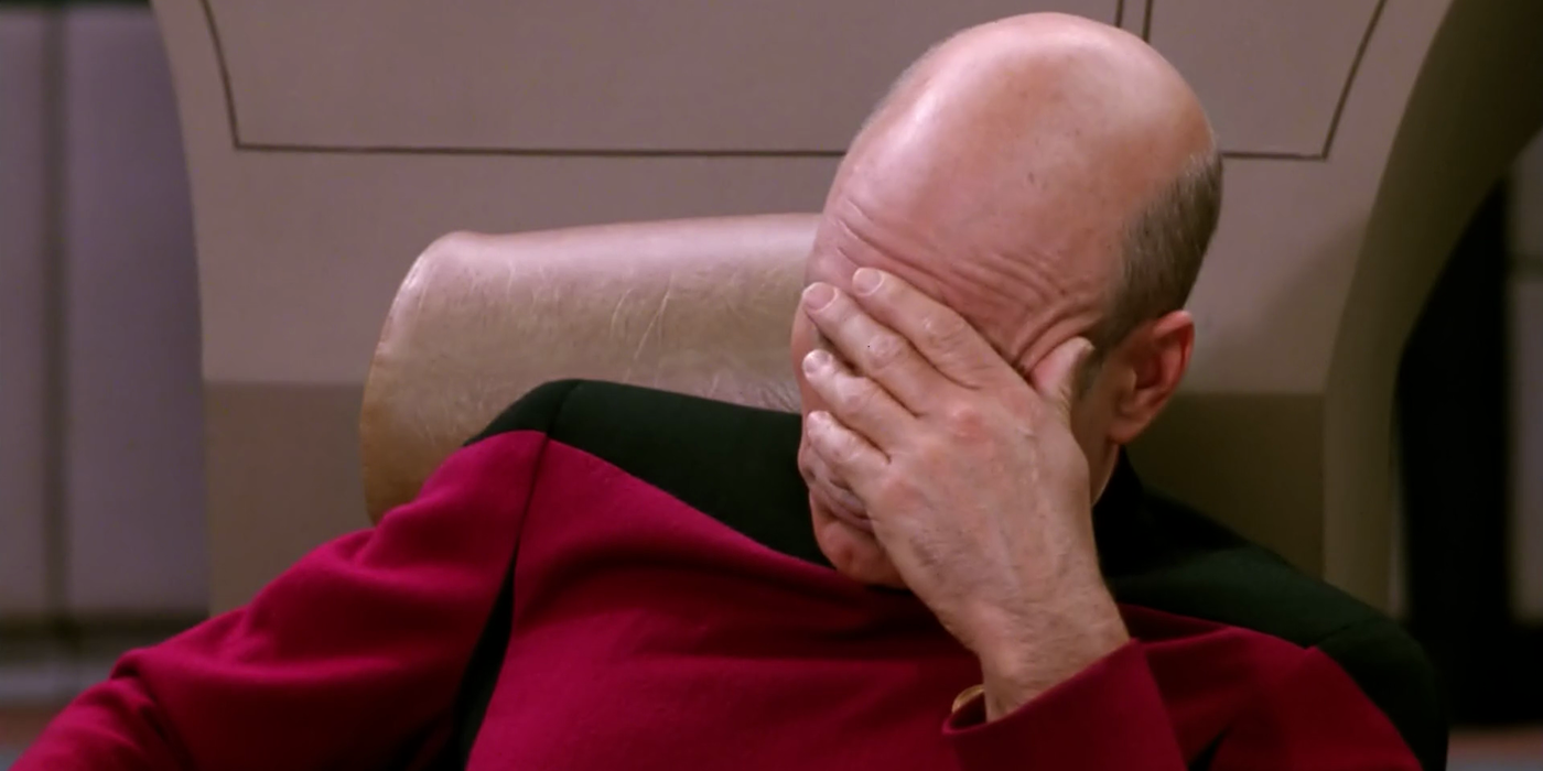 star trek picard facepalm