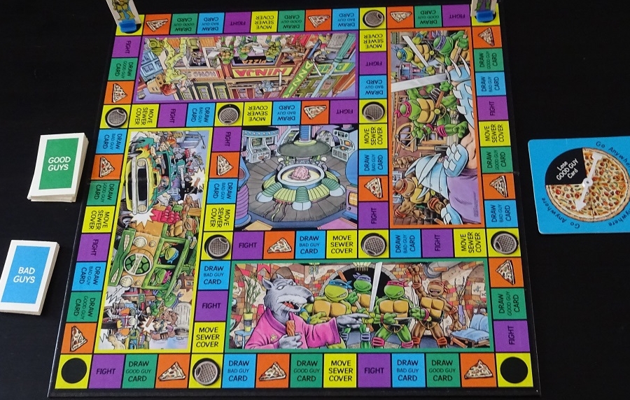 Teenage Mutant Ninja Turtles: Pizza Power Game board