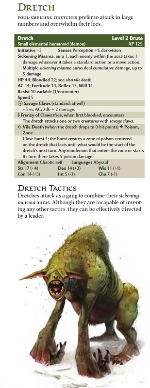 Dretch 5e: D&D Monster Spotlight: Dretches.