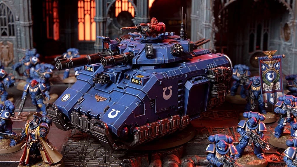 Warhammer 40K: Building a Solid Primaris Ultramarine Mechanized