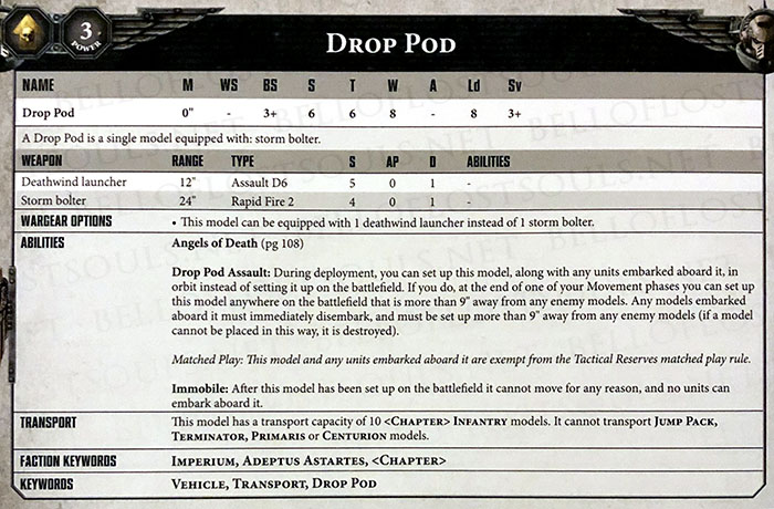 40k drop pod tactical reserves 40k drop pod tactical reserves