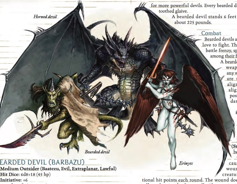 D&D Monster Spotlight: The Infernal Erinyes.