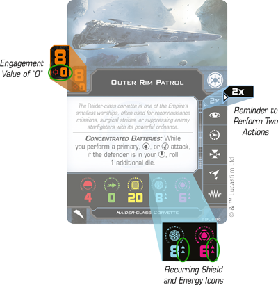 EN Huge Ship Conversion Kit Star Wars X-Wing FFG 
