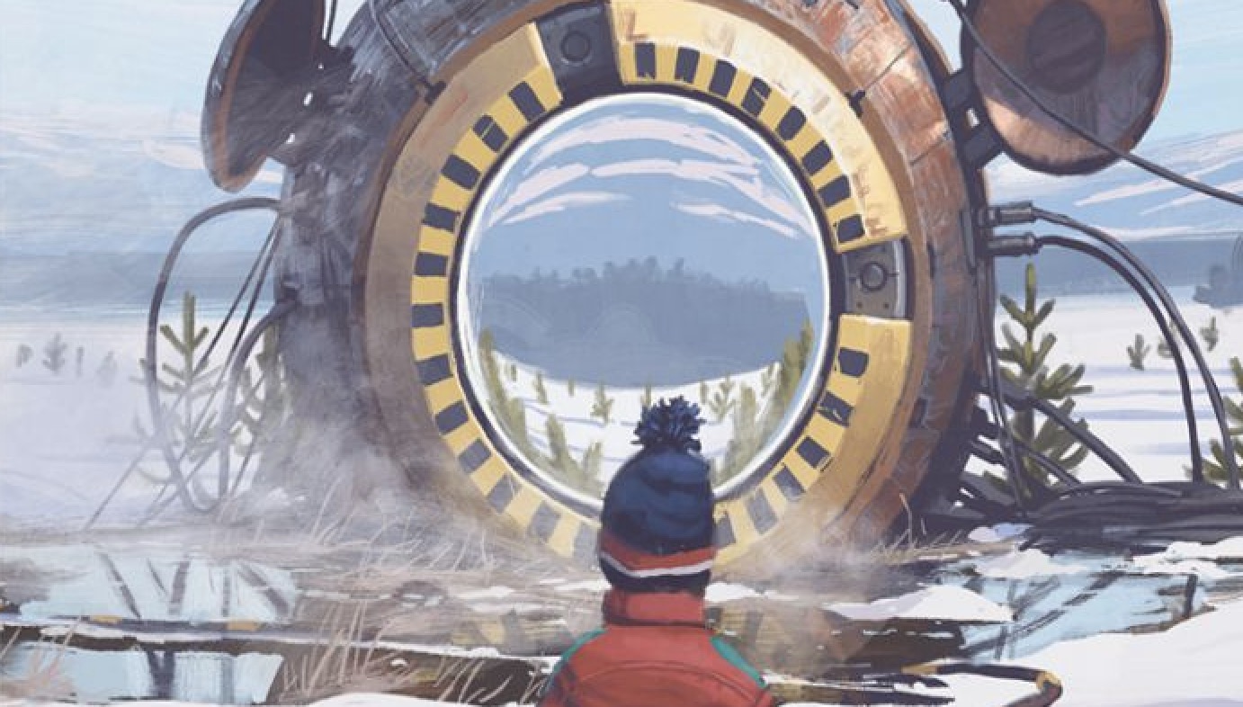 Tales from the loop. Simon Stålenhag Tales from the loop. Шведский художник Саймон Сталенхаг. Художника Саймона Сталенхага.